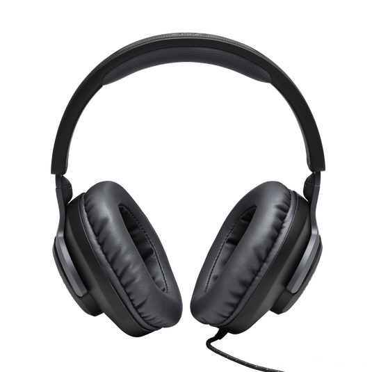 JBL Quantum 100 - Black - Wired over-ear gaming headset with flip-up mic - Detailshot 8 image number null
